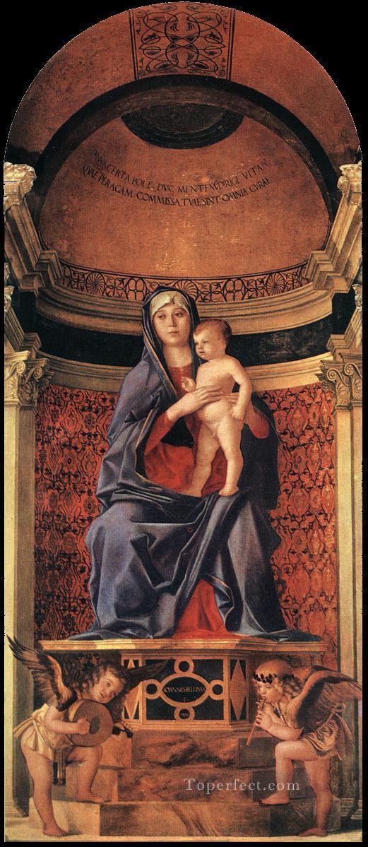 Frari Triptych Renaissance Giovanni Bellini Oil Paintings